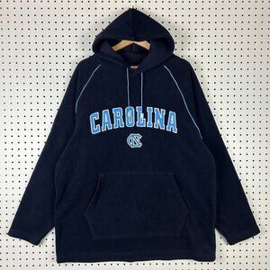 North Carolina Tar Heels Vtg Hoodie XL Fleece Sweatshirt Foot Locker 90s‎ Y2K